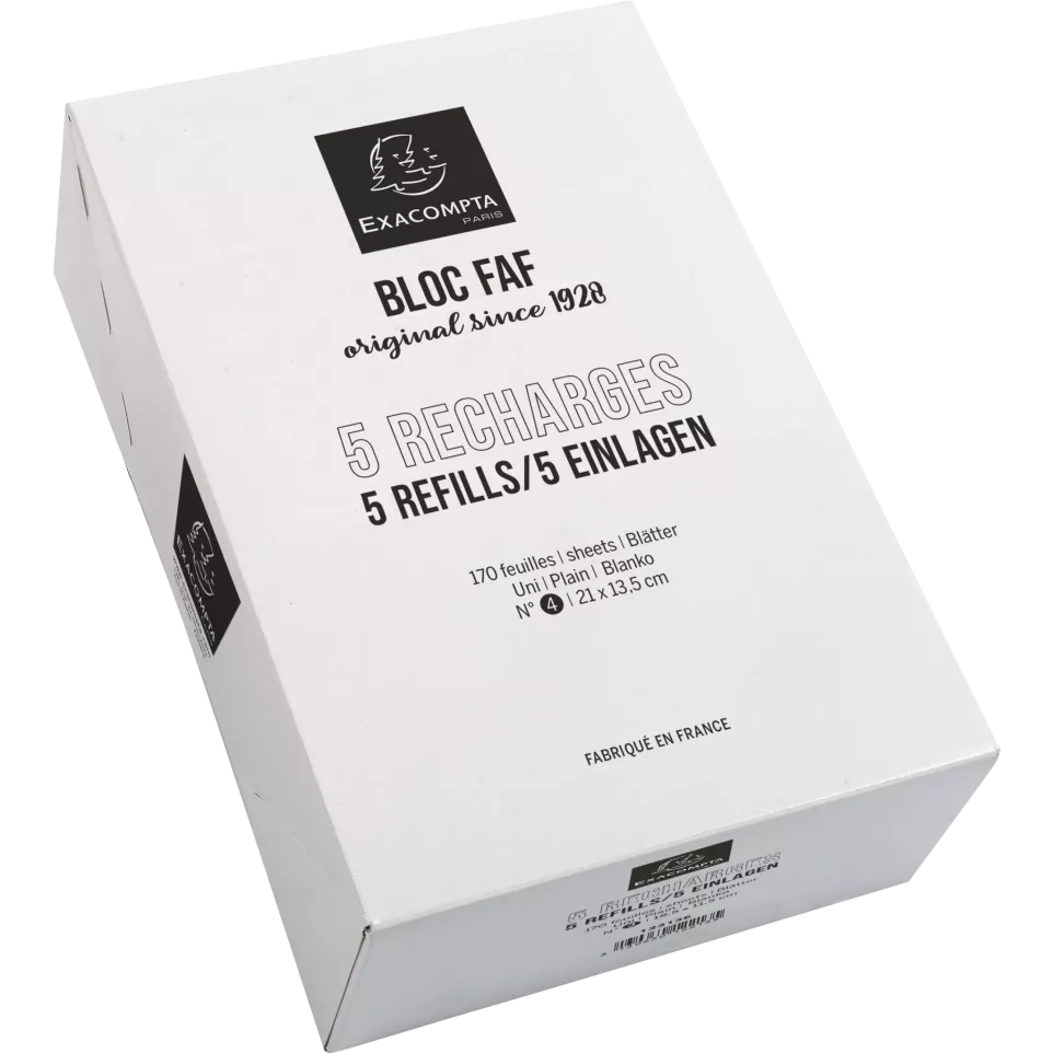 BTE 5 RECHARGES FAF 21/13,5 N°4 UNI/ Pce
