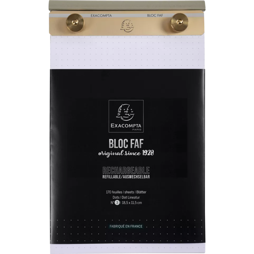 No.3 Desk Pad 18.5x11.5cm Dots/ Pc.