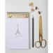 No.3 Desk Pad 18.5x11.5cm Plain/ Pc.