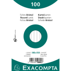 Paquet 100 fiches sous film...