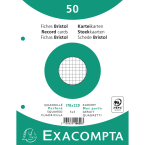 Pk50 Exa Rec Cards 17x22cm...