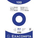 Paquet 100 fiches sous film...