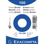 Paquet 100 fiches sous film...