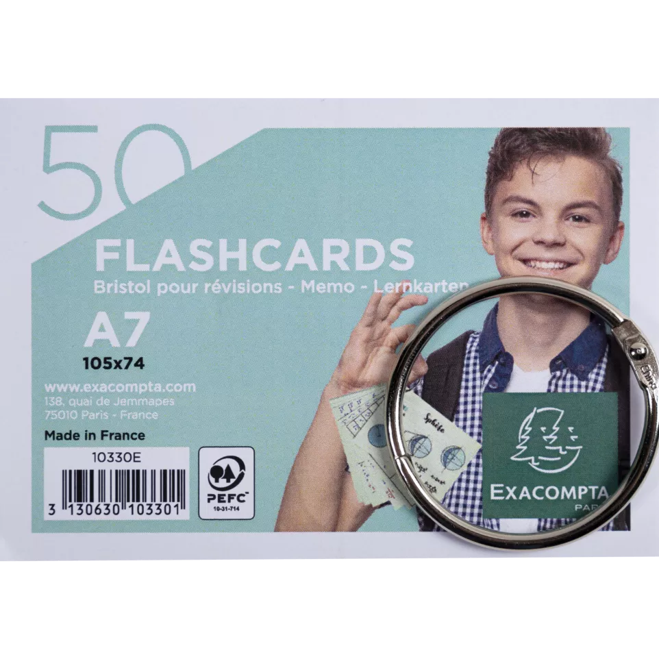 50 Flashcards Memo A-7 gelijnd...