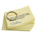 50 Flashcards Memo A-7 gelijnd geass./ St.