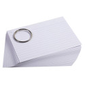 Pk50 Flashcards A6 lined 5 ass.colors/ Pc.