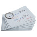 50 Flashcards Memo A-6 gelijnd geass./ St.