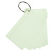 Pk50 Flashcards A6 lined 5 ass.colors/ Pc.