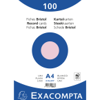 Paquet 100 fiches sous film...