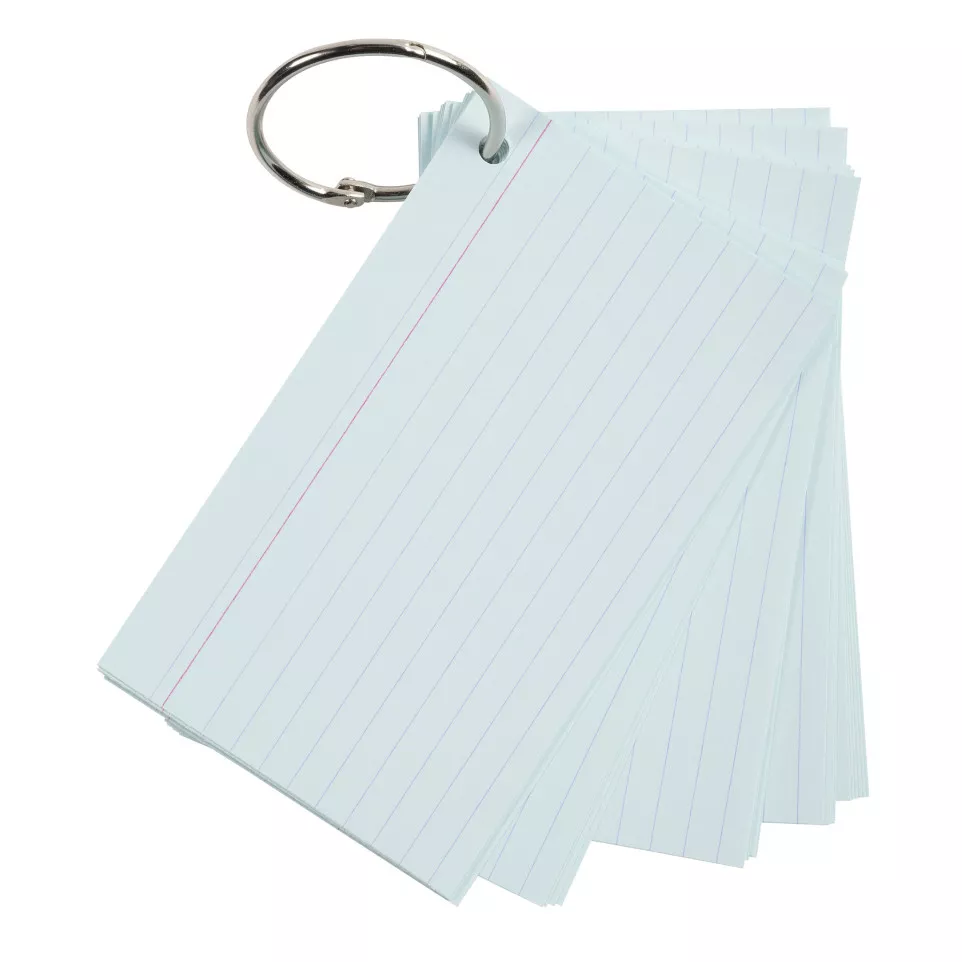 50 Flashcards Memo A-6 gelijnd...