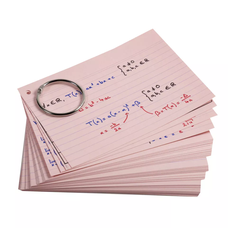 Pk50 Flashcards A6 lined 5...