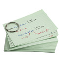 50 Flashcards Memo A-6 gelijnd geass./ St.