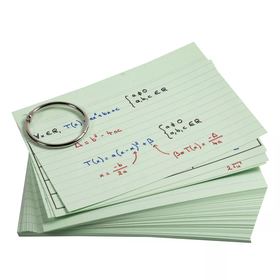 Pk50 Flashcards A6 lined 5...