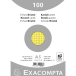 Paquet 100 fiches sous film - bristol quadrillé 5x5 non perforé 148x210mm/ Pce