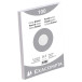 Paquet 100 fiches sous film - bristol quadrillé 5x5 non perforé 210x297mm/ Pce