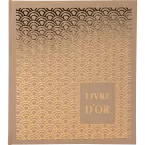 Exacompta 'Palmyre Nude' Guest Book (French Cover)/ Pc.