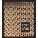 Exacompta 'Palmyre Noir' Guest Book (French Cover)/ Pc.