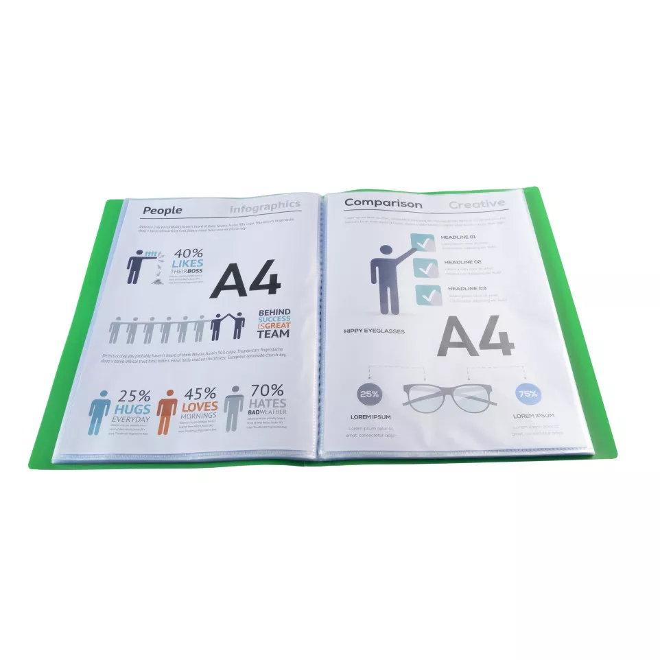 Protège-documents en polypropylène...
