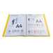 Display Book OPAK PP0,3mm A4 40Pkt yell./ Pc.