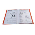 Showalbum  PP 40 tas A4 rood-/ St.