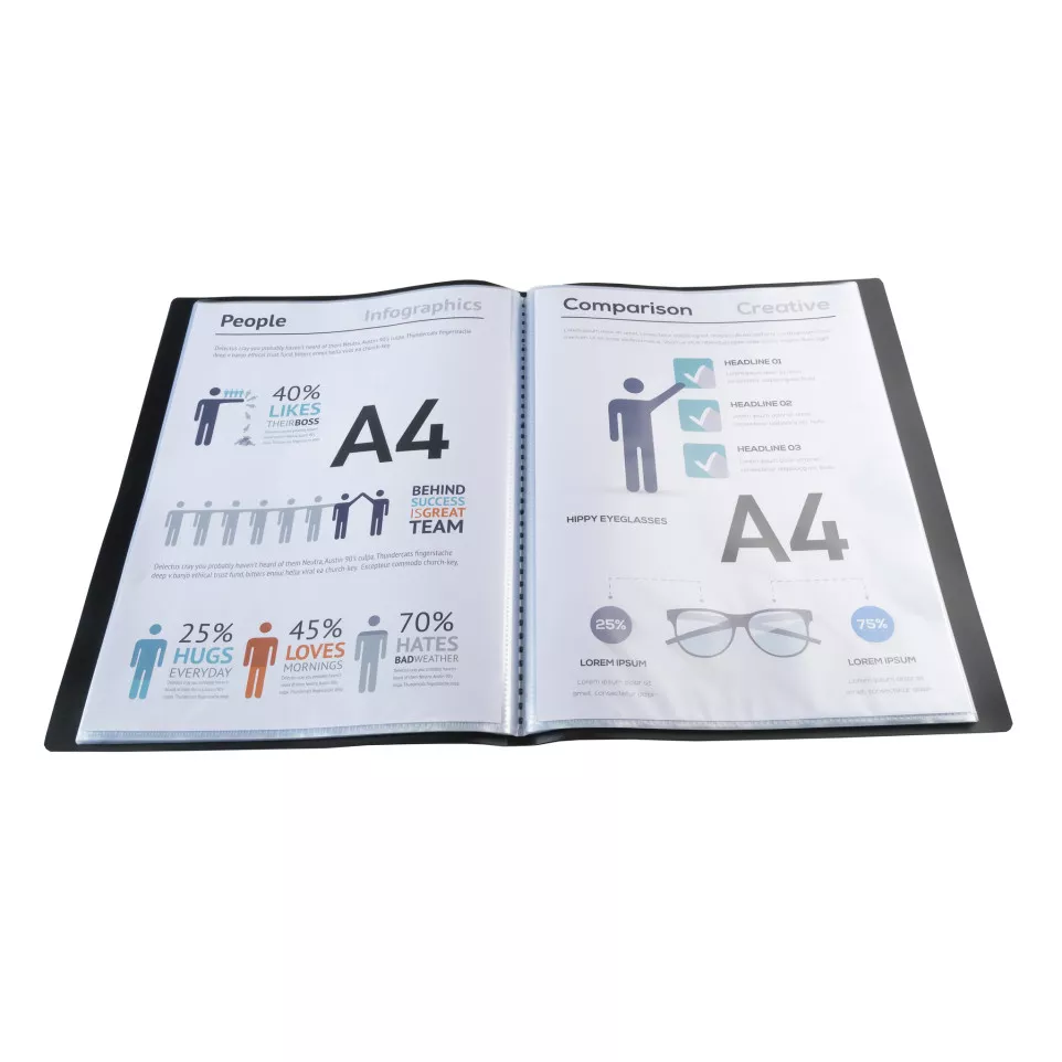 Display Book OPAK PP0,3mm A4 40Pkt...