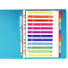 Tabbladen glanskarto-n 225g 24x32 12tabs/ St.