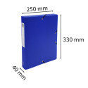 Boite de Classement Exabox Dos 40mm polypropylène 7/10e OPAK - A4/ Pce