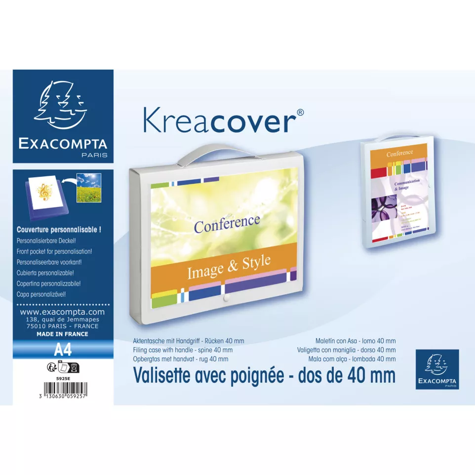 Kreacover Filing Case with Handle PP...