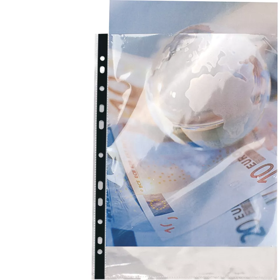 Pk 10 Punch Pockets PP A4 0.09mm...