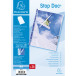 Sachet de 25 pochettes perforées Stop doc ouverture en coin - polypropylène lisse 6/100e - A4/ Pce
