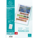 Sachet 50 pochettes coin polypropylène grainé 12/100e - A4/ Pce
