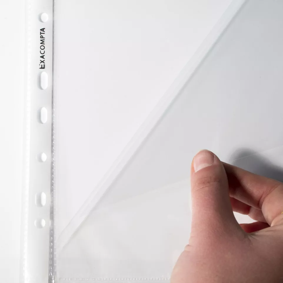 Exacompta Punched Pockets Large Side...