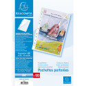 Exacompta Punched Pockets Large Side Opening, Pk 100/ Pc.