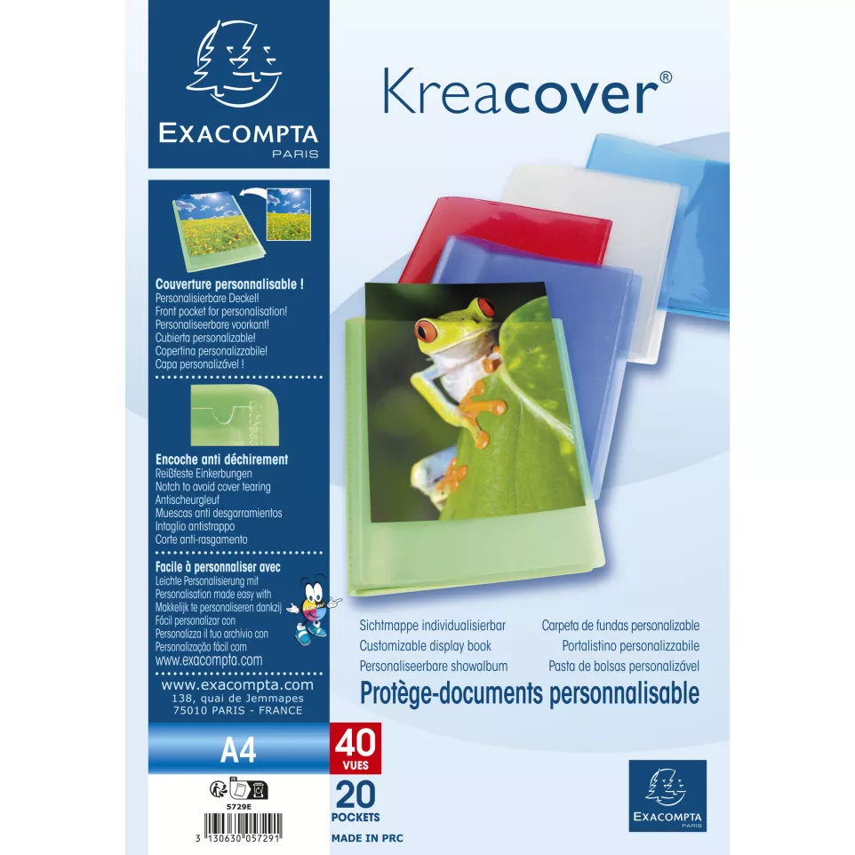 Display Book KreaCover PP A4 20Pkt...
