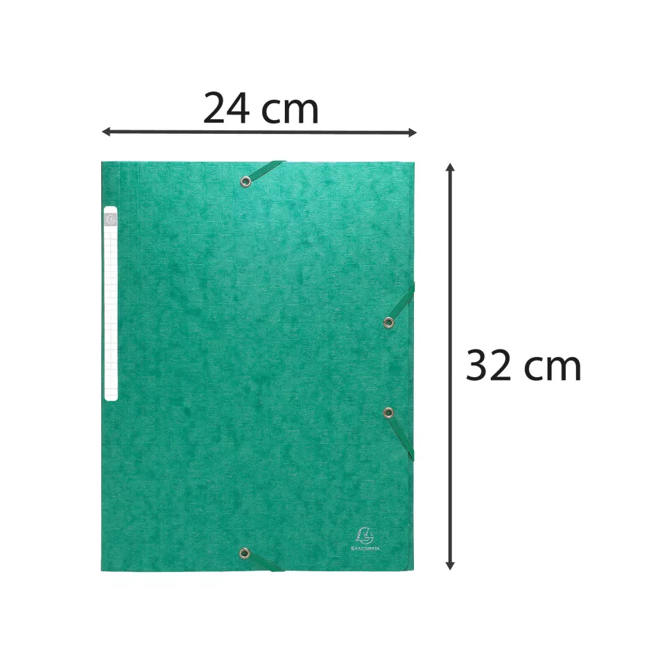 Elastomap z/klep scotten 600g groen-/...