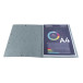 Elastomap glanskarto-n 400 z/ klep grijs/ St.