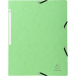 Folder Elastic w/o Flap+Label A4 Lime/ Pc.
