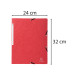 Folder Elastic w/o Flap+Label A4 Lime/ Pc.