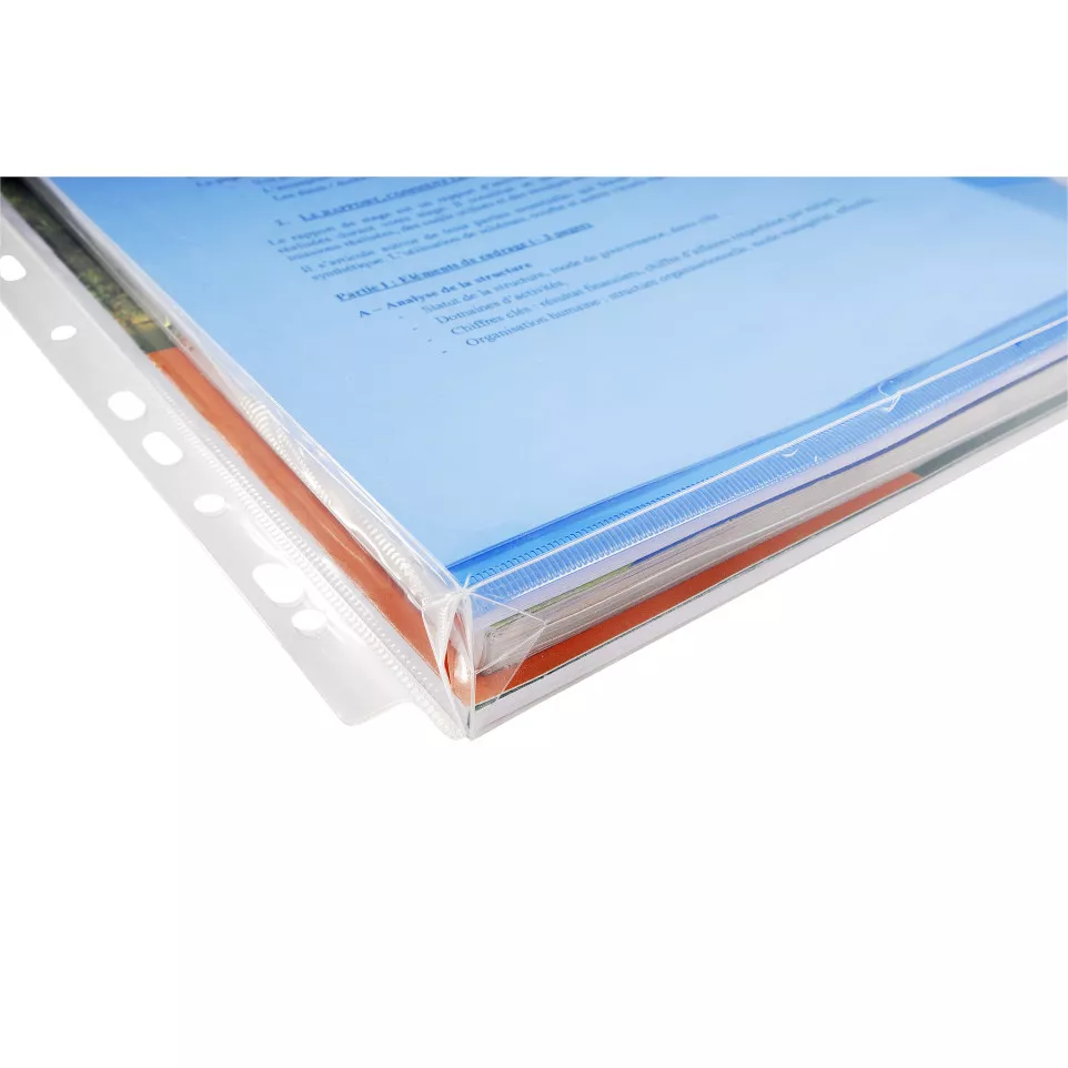 Top Expanding Pocket Punch W/Flap/ Pc.