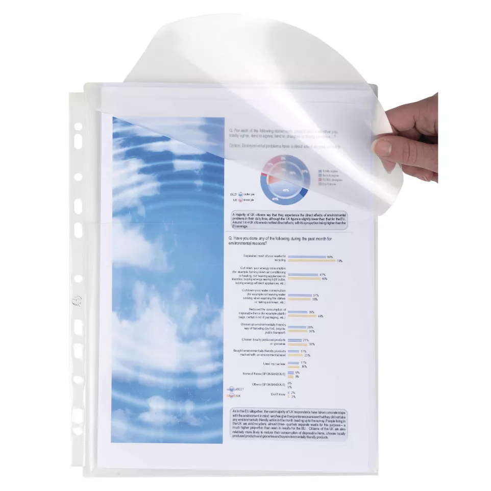 Top Expanding Pocket Punch W/Flap/ Pc.