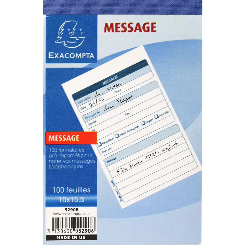 Nota Telefoon 10x16 100bl-/ St.