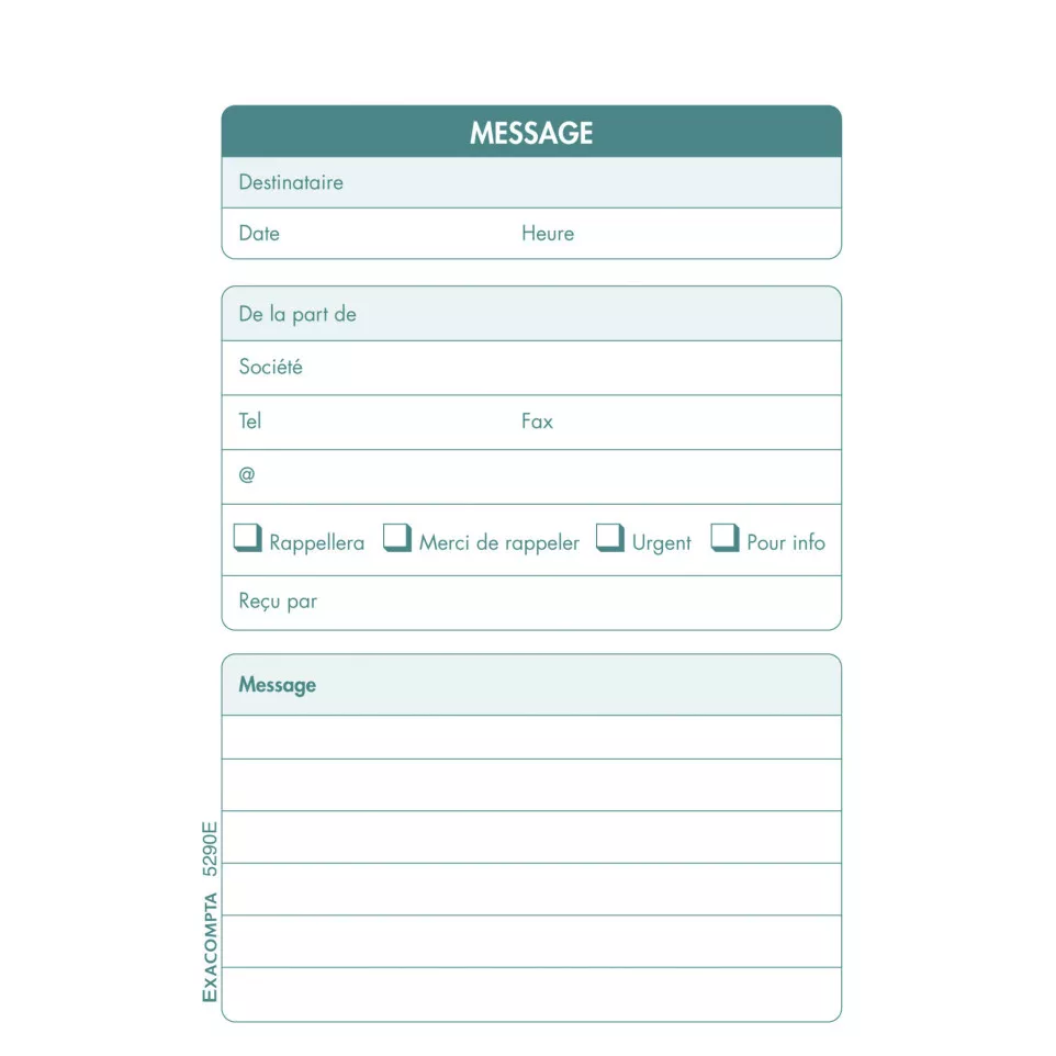 Nota Telefoon 10x16 100bl-/ St.