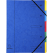 Trieur Harmonika fenêtres imprimées Véritable carte lustrée 5 compartiments/ Pce