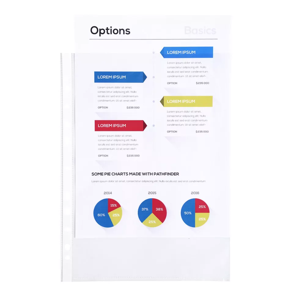 PK100 Geperf.tas glad PP 6/100 A4-/ St.