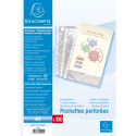 Sachet de 100 pochettes perforées polypropylène lisse 5/100e - A4./ Pce