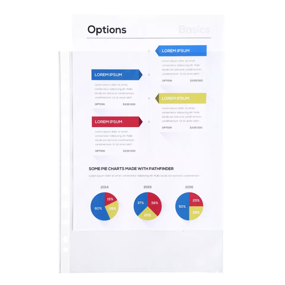 PK100 Geperf.tas glad PP 6/100 A4-/ St.