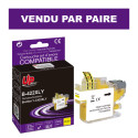 UPRINT CARTOUCHE COMPATIBLE BROTHER LC422XL JAUNE