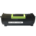 TONER REMANUFACTURE LEXMARK 502E-REMPLACE 502E/50F200E/50F2000 NOIR (Compatible)