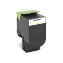 TONER REMANUFACTURE LEXMARK 712H-REMPLACE 71B2HY0 JAUNE (Compatible)