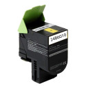 TONER REMANUFACTURE LEXMARK 24B6010 JAUNE (Compatible)